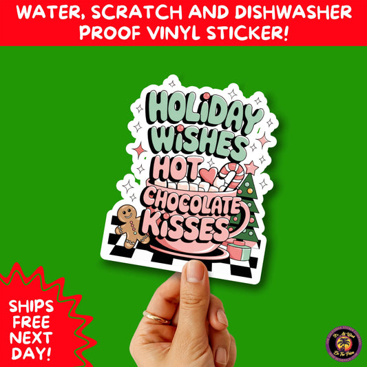 CHRISTMAS STICKER PACK | Festive Holiday Decor Vinyl Stickers Perfect for Journals Gifts Planners Stocking Stuffers Winter Aesthetic Fun