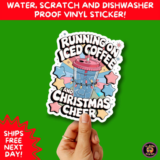 CHRISTMAS STICKER PACK | Festive Holiday Decor Vinyl Stickers Perfect for Journals Gifts Planners Stocking Stuffers Winter Aesthetic Fun