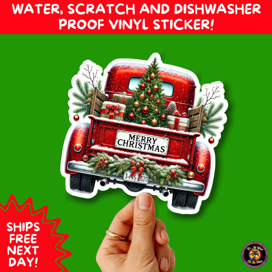CHRISTMAS STICKER PACK | Festive Holiday Decor Vinyl Stickers Perfect for Journals Gifts Planners Stocking Stuffers Winter Aesthetic Fun