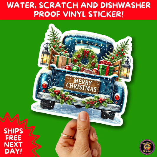 CHRISTMAS STICKER PACK | Festive Holiday Decor Vinyl Stickers Perfect for Journals Gifts Planners Stocking Stuffers Winter Aesthetic Fun
