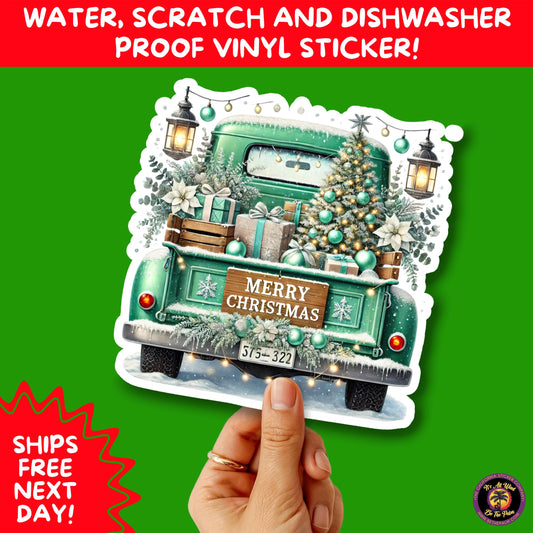 CHRISTMAS STICKER PACK | Festive Holiday Decor Vinyl Stickers Perfect for Journals Gifts Planners Stocking Stuffers Winter Aesthetic Fun