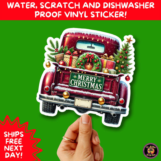 CHRISTMAS STICKER PACK | Festive Holiday Decor Vinyl Stickers Perfect for Journals Gifts Planners Stocking Stuffers Winter Aesthetic Fun