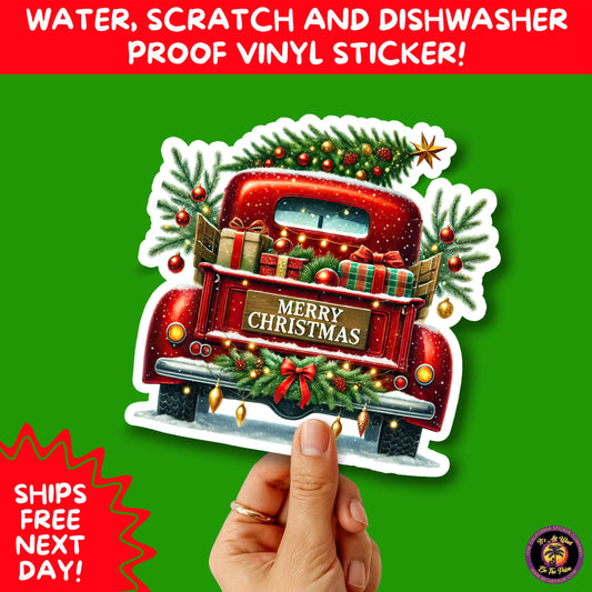 CHRISTMAS STICKER PACK | Festive Holiday Decor Vinyl Stickers Perfect for Journals Gifts Planners Stocking Stuffers Winter Aesthetic Fun