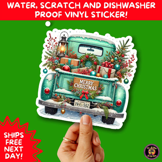 CHRISTMAS STICKER PACK | Festive Holiday Decor Vinyl Stickers Perfect for Journals Gifts Planners Stocking Stuffers Winter Aesthetic Fun