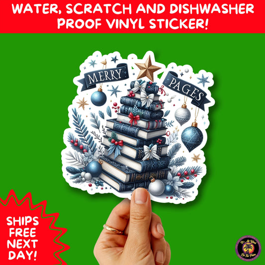 CHRISTMAS STICKER PACK | Festive Holiday Decor Vinyl Stickers Perfect for Journals Gifts Planners Stocking Stuffers Winter Aesthetic Fun