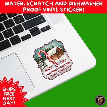 CHRISTMAS STICKER PACK | Festive Holiday Decor Vinyl Stickers Perfect for Journals Gifts Planners Stocking Stuffers Winter Aesthetic Fun