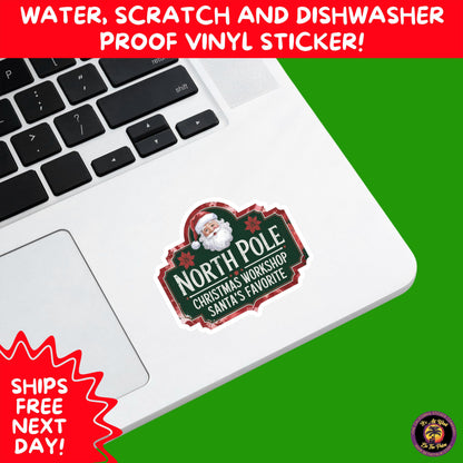 CHRISTMAS STICKER PACK | Festive Holiday Decor Vinyl Stickers Perfect for Journals Gifts Planners Stocking Stuffers Winter Aesthetic Fun
