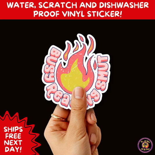 SMUT BOOK LOVER | Stickers – Funny Romance Sticker Pack for Readers, Booktok Gifts, Steamy Books, Kindle Accessories, Waterproof Vinyl