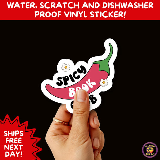 SMUT BOOK LOVER | Stickers – Funny Romance Sticker Pack for Readers, Booktok Gifts, Steamy Books, Kindle Accessories, Waterproof Vinyl
