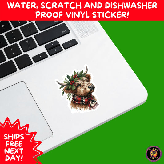 CHRISTMAS STICKER PACK | Festive Holiday Decor Vinyl Stickers Perfect for Journals Gifts Planners Stocking Stuffers Winter Aesthetic Fun