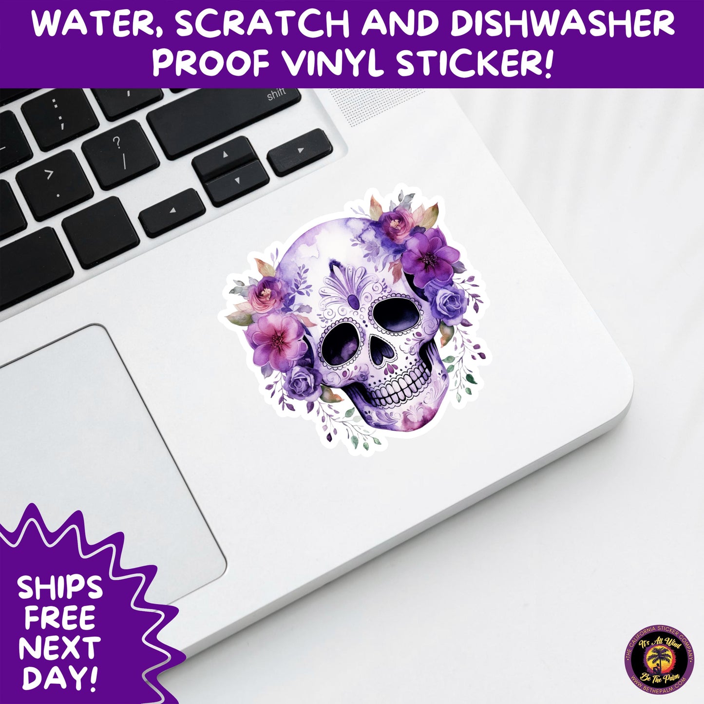 SUGAR SKULL STICKERS Day of the Dead Aesthetic Sticker Pack for Journals Laptops Water Bottles Halloween Decor and Spooky Season Gifts