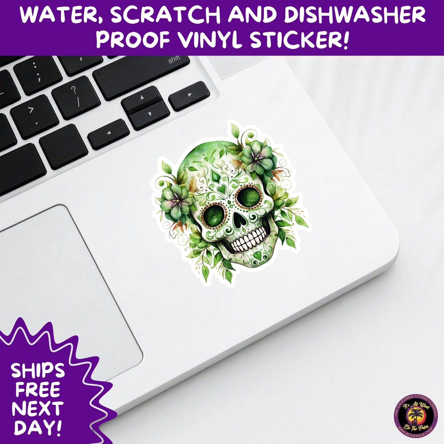 SUGAR SKULL STICKERS Day of the Dead Aesthetic Sticker Pack for Journals Laptops Water Bottles Halloween Decor and Spooky Season Gifts