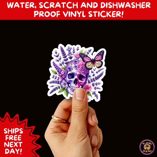 SUGAR SKULL STICKERS Day of the Dead Aesthetic Sticker Pack for Journals Laptops Water Bottles Halloween Decor and Spooky Season Gifts