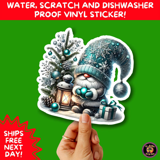 CHRISTMAS STICKER PACK | Festive Holiday Decor Vinyl Stickers Perfect for Journals Gifts Planners Stocking Stuffers Winter for gnome lovers
