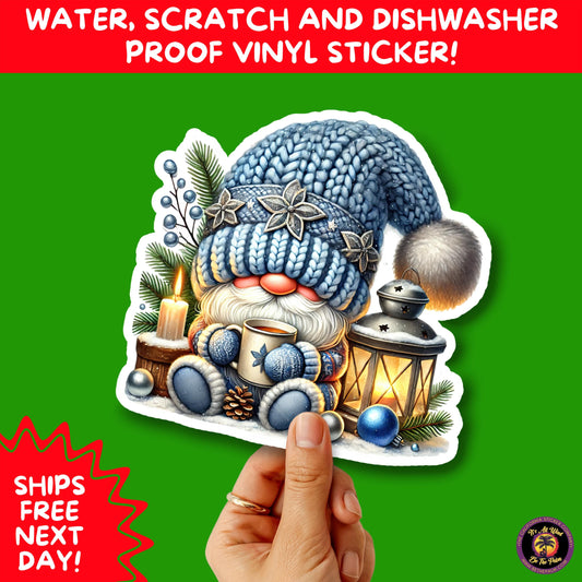 CHRISTMAS STICKER PACK | Festive Holiday Decor Vinyl Stickers Perfect for Journals Gifts Planners Stocking Stuffers Winter for gnome lovers