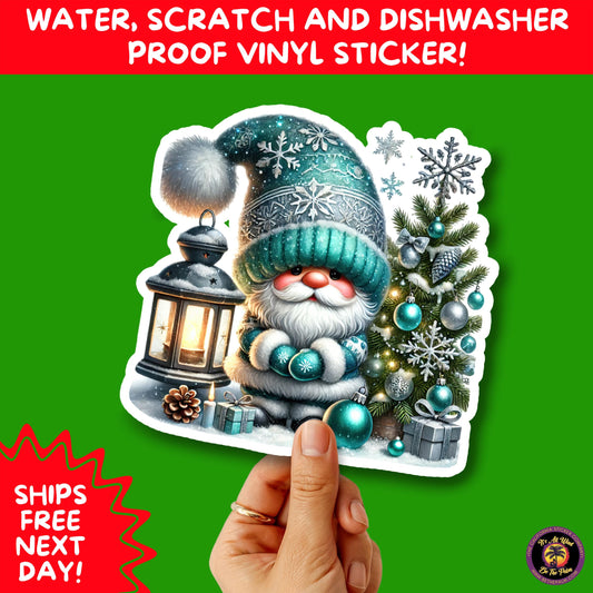 CHRISTMAS STICKER PACK | Festive Holiday Decor Vinyl Stickers Perfect for Journals Gifts Planners Stocking Stuffers Winter for gnome lovers