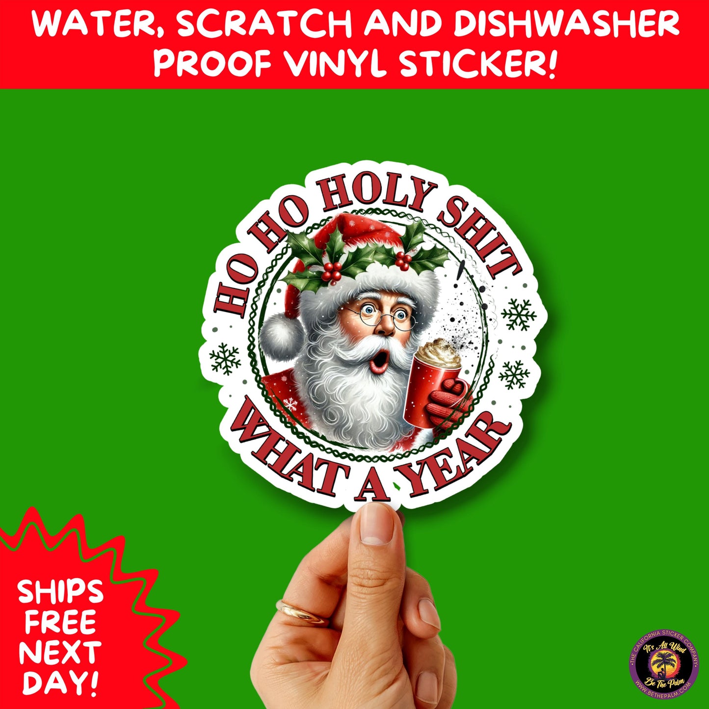 CHRISTMAS STICKER PACK | Festive Holiday Decor Vinyl Stickers Perfect for Journals Gifts Planners Stocking Stuffers Winter for gnome lovers