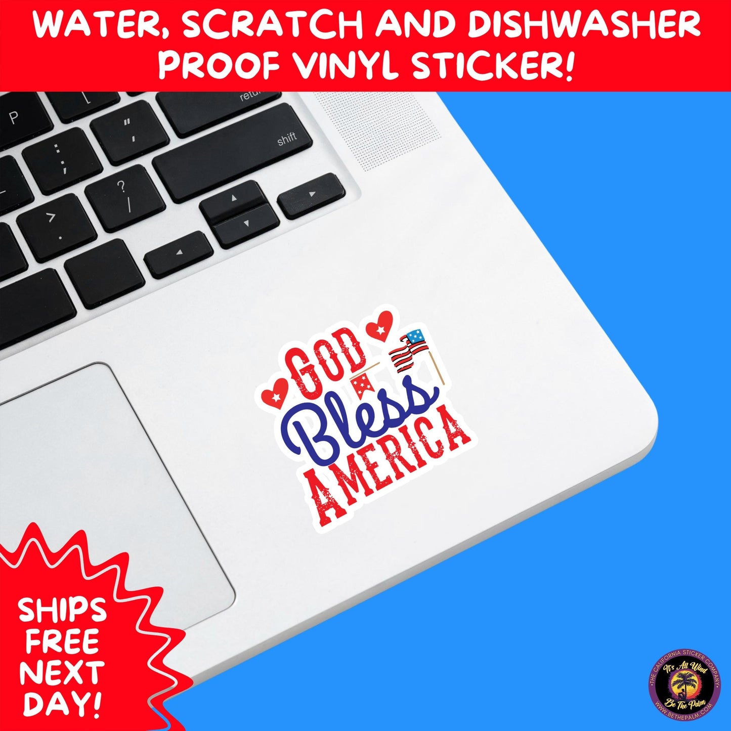 4th of july | sticker pack independence day vinyl decals, usa flag, fireworks, red white blue summer holiday patriotic sticker set
