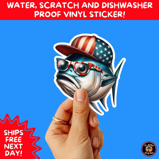 4th of july | sticker pack independence day vinyl decals, usa flag, fireworks, red white blue summer holiday patriotic sticker set