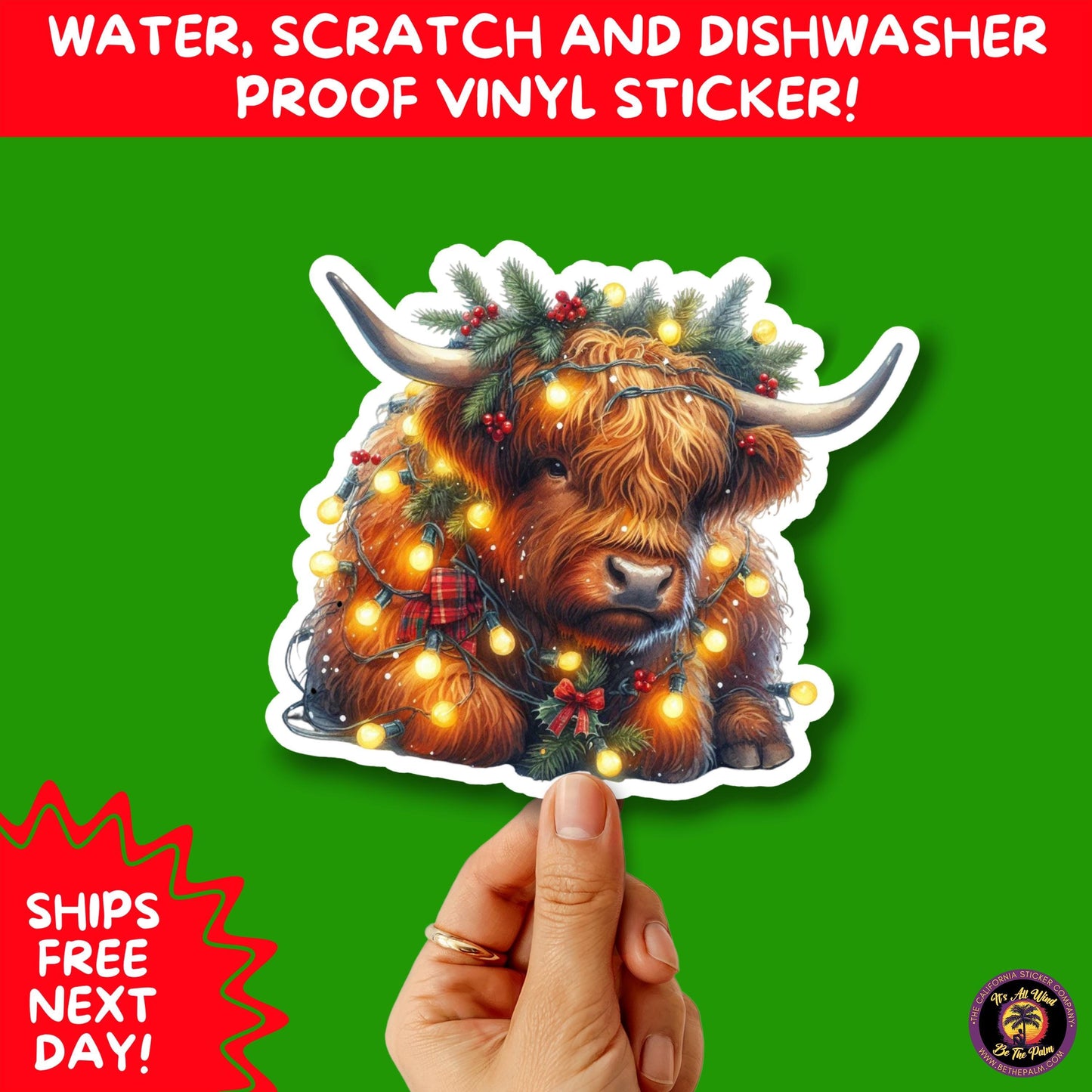 CHRISTMAS STICKER PACK | Festive Holiday Decor Vinyl Stickers Perfect for Journals Gifts Planners Stocking Stuffers Winter Aesthetic Fun