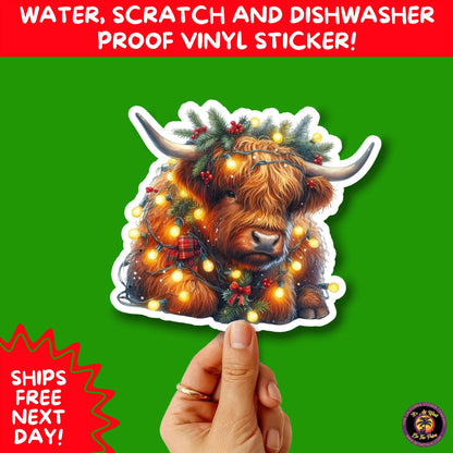 CHRISTMAS STICKER PACK | Festive Holiday Decor Vinyl Stickers Perfect for Journals Gifts Planners Stocking Stuffers Winter Aesthetic Fun