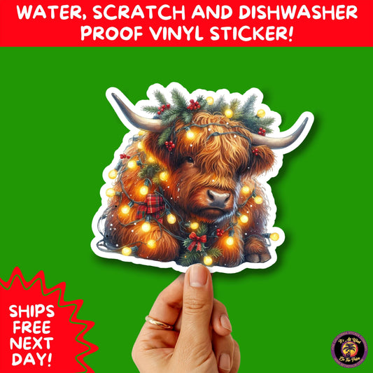 CHRISTMAS STICKER PACK | Festive Holiday Decor Vinyl Stickers Perfect for Journals Gifts Planners Stocking Stuffers Winter Aesthetic Fun
