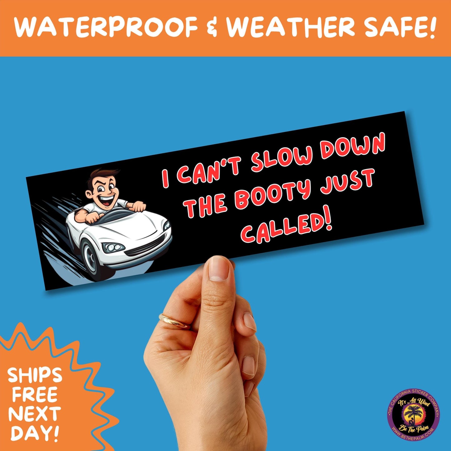 BUMPER STICKER | Funny Vinyl Decals for Cars Trucks Laptops Durable Waterproof Outdoor Sticker Gift for Drivers and Road Trips