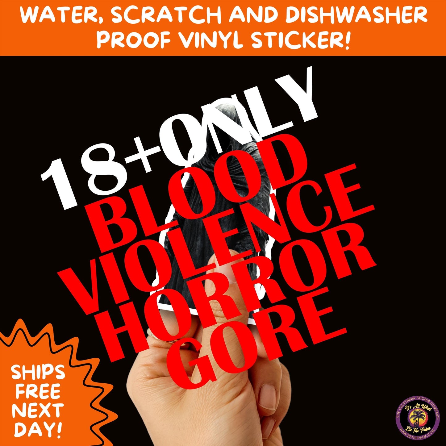 GORE HORROR STICKERS | Creepy Vibe Aesthetic – Blood, Skulls, Guts, and Creepy Vinyl Art for Halloween and Alternative Style Fans