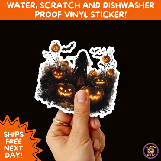 JACK O LANTERN | Aesthetic Halloween Stickers for Planners, Laptops, Water Bottles, and Spooky Autumn Craft Projects