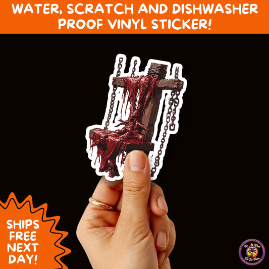 GORE HORROR STICKERS | Creepy Vibe Aesthetic – Blood, Skulls, Guts, and Creepy Vinyl Art for Halloween and Alternative Style Fans