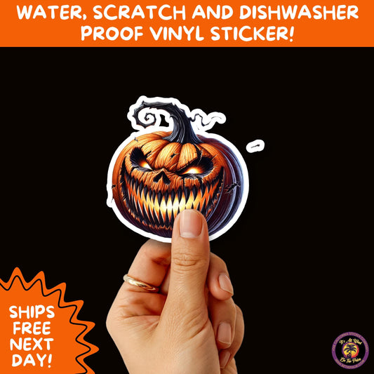 JACK O LANTERN | Aesthetic Halloween Stickers for Planners, Laptops, Water Bottles, and Spooky Autumn Craft Projects