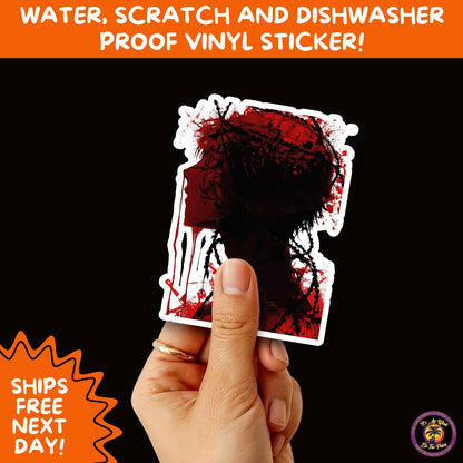 GORE HORROR STICKERS | Creepy Vibe Aesthetic – Blood, Skulls, Guts, and Creepy Vinyl Art for Halloween and Alternative Style Fans