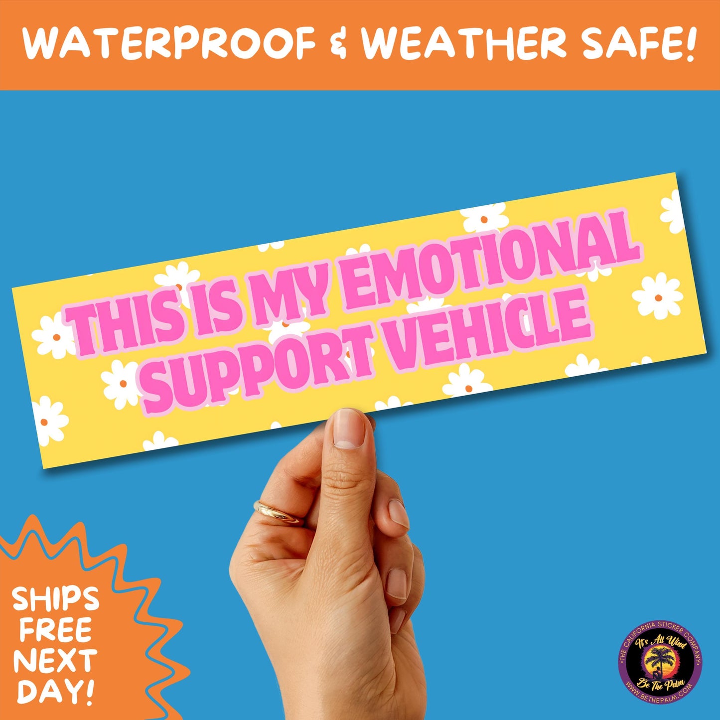 BUMPER STICKER | Funny Vinyl Decals for Cars Trucks Laptops Durable Waterproof Outdoor Sticker Gift for Drivers and Road Trips