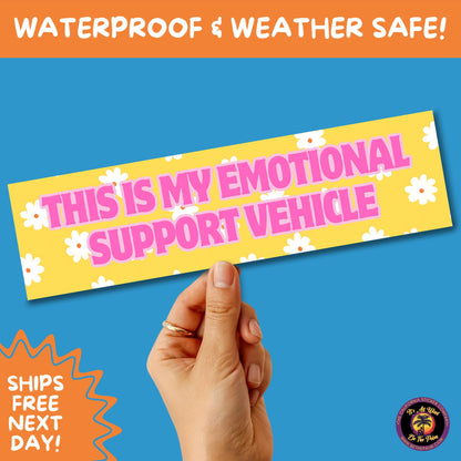 BUMPER STICKER | Funny Vinyl Decals for Cars Trucks Laptops Durable Waterproof Outdoor Sticker Gift for Drivers and Road Trips