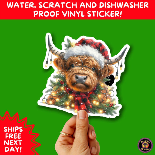 CHRISTMAS STICKER PACK | Festive Holiday Decor Vinyl Stickers Perfect for Journals Gifts Planners Stocking Stuffers Winter Aesthetic Fun