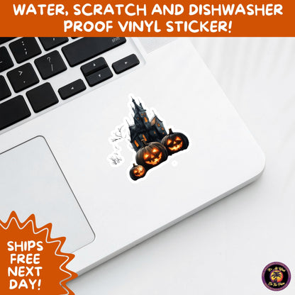 JACK O LANTERN | Aesthetic Halloween Stickers for Planners, Laptops, Water Bottles, and Spooky Autumn Craft Projects