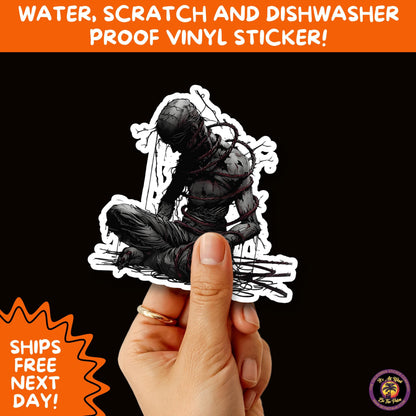 GORE HORROR STICKERS | Creepy Vibe Aesthetic – Blood, Skulls, Guts, and Creepy Vinyl Art for Halloween and Alternative Style Fans