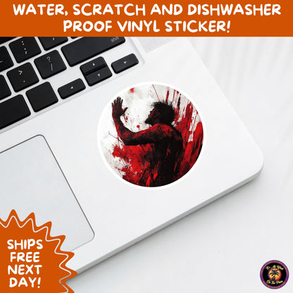GORE HORROR STICKERS | Creepy Vibe Aesthetic – Blood, Skulls, Guts, and Creepy Vinyl Art for Halloween and Alternative Style Fans