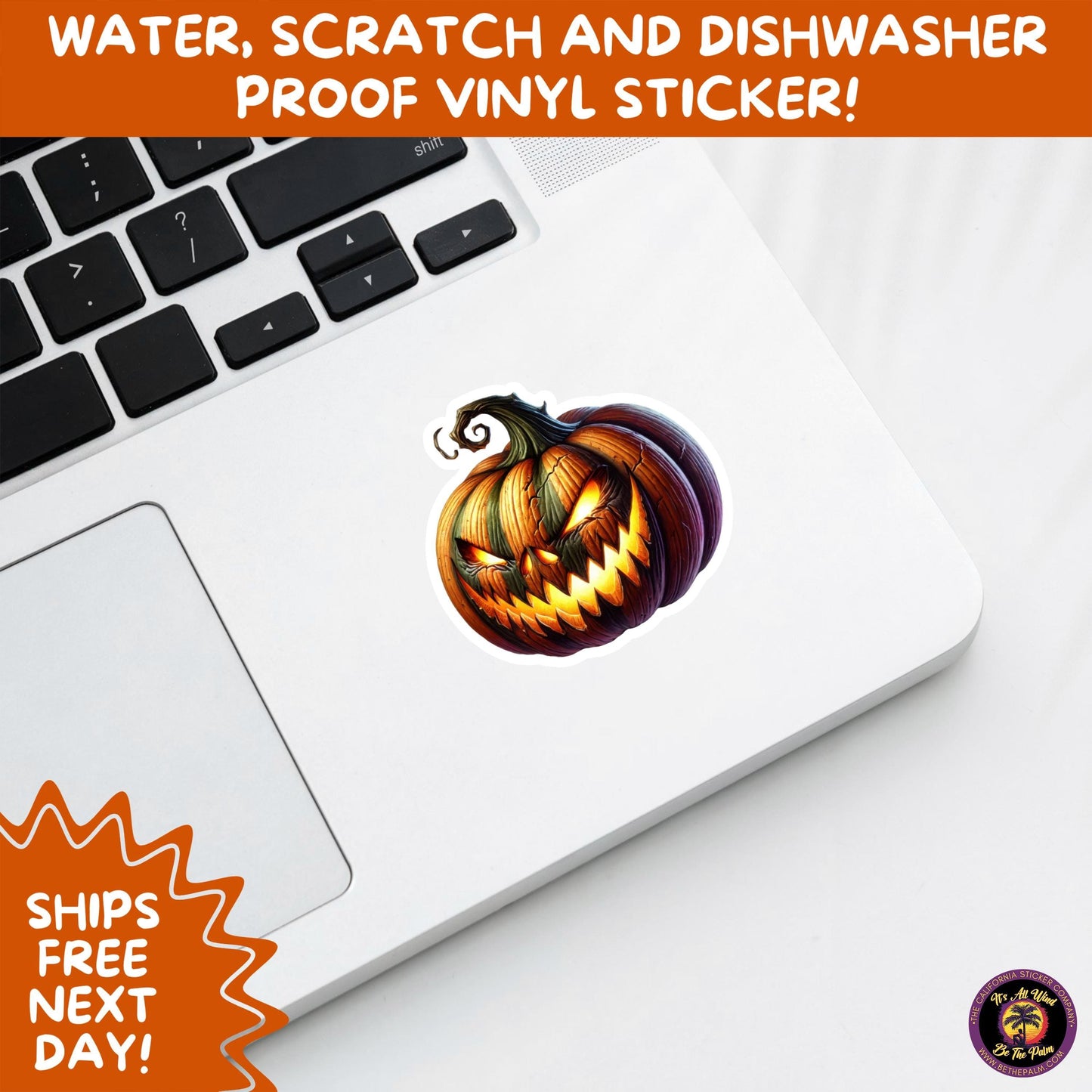 JACK O LANTERN | Aesthetic Halloween Stickers for Planners, Laptops, Water Bottles, and Spooky Autumn Craft Projects