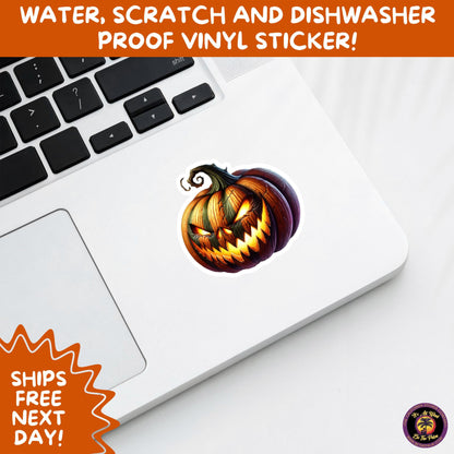 JACK O LANTERN | Aesthetic Halloween Stickers for Planners, Laptops, Water Bottles, and Spooky Autumn Craft Projects