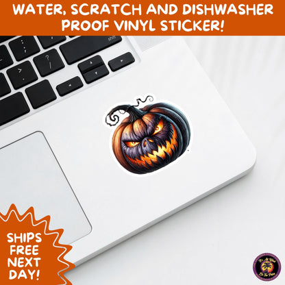 JACK O LANTERN | Aesthetic Halloween Stickers for Planners, Laptops, Water Bottles, and Spooky Autumn Craft Projects