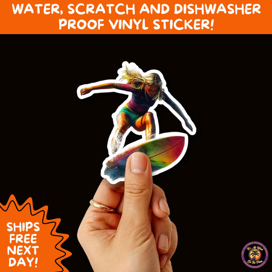 FUN BEACH STICKERS with Bikini Designs, Perfect for Travel Journals, Water Bottles, Tumblers, Laptops, Scrapbooks, and Summer Decor