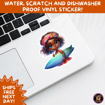 FUN BEACH STICKERS with Bikini Designs, Perfect for Travel Journals, Water Bottles, Tumblers, Laptops, Scrapbooks, and Summer Decor