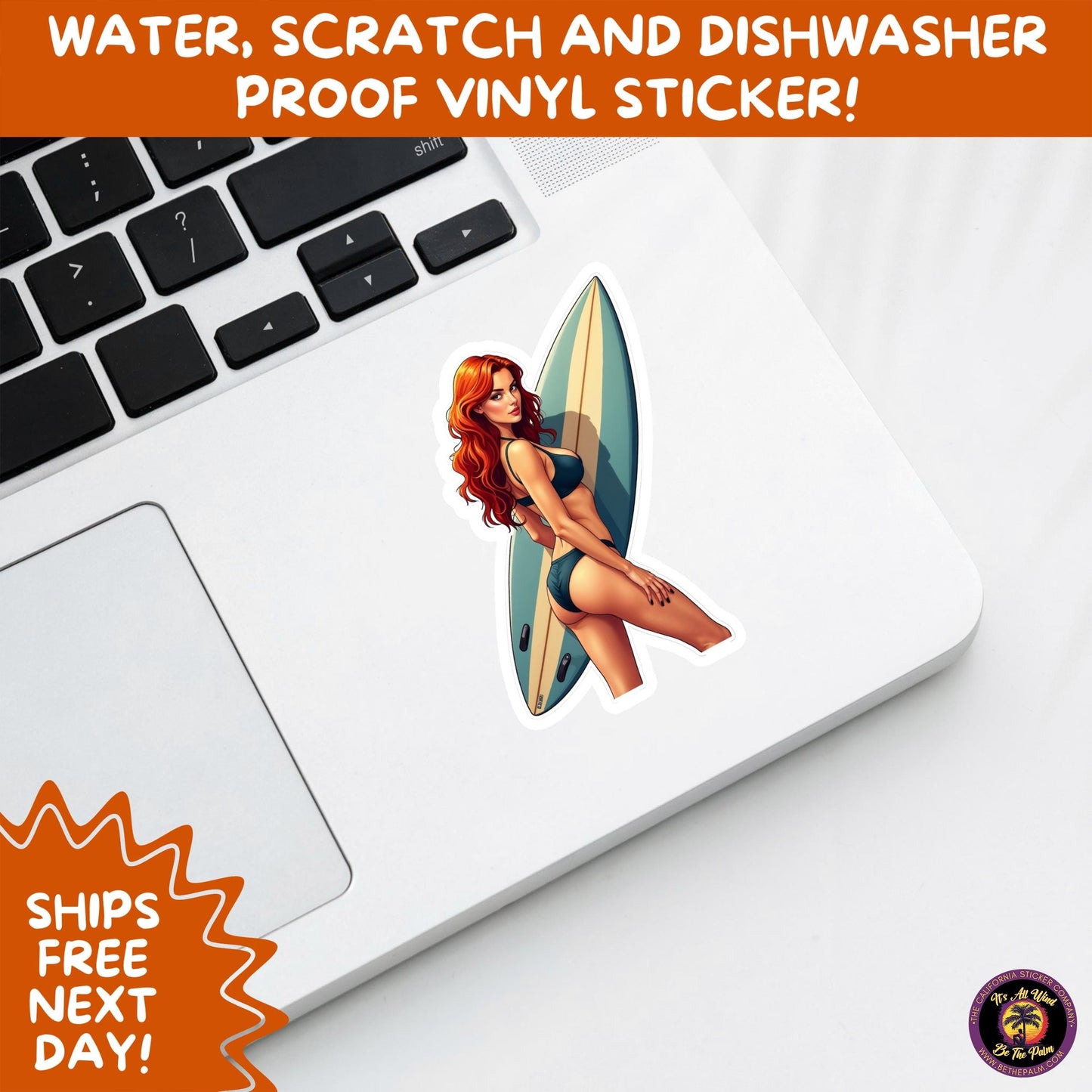 FUN BEACH STICKERS with Bikini Designs, Perfect for Travel Journals, Water Bottles, Tumblers, Laptops, Scrapbooks, and Summer Decor