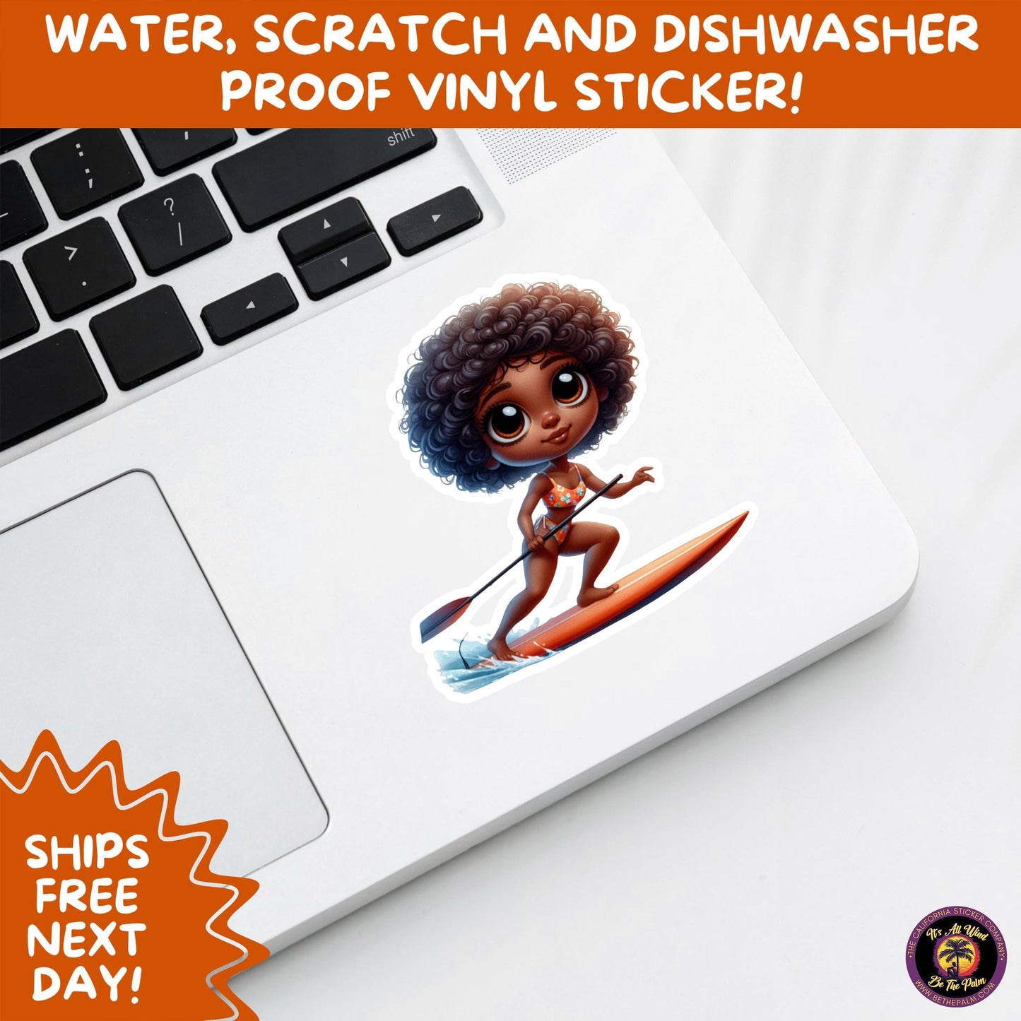 FUN BEACH STICKERS with Bikini Designs, Perfect for Travel Journals, Water Bottles, Tumblers, Laptops, Scrapbooks, and Summer Decor