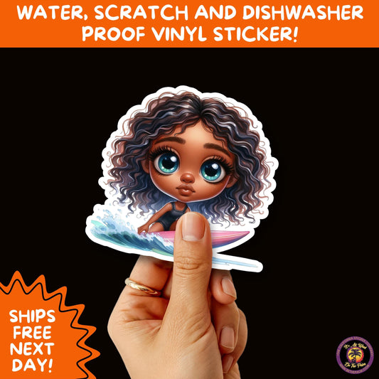FUN BEACH STICKERS with Bikini Designs, Perfect for Travel Journals, Water Bottles, Tumblers, Laptops, Scrapbooks, and Summer Decor