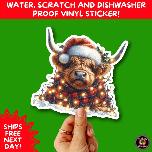 CHRISTMAS STICKER PACK | Festive Holiday Decor Vinyl Stickers Perfect for Journals Gifts Planners Stocking Stuffers Winter Aesthetic Fun