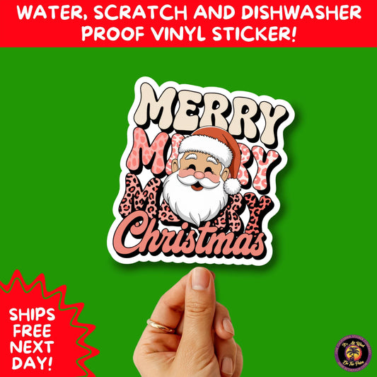 CHRISTMAS STICKER PACK | Festive Holiday Decor Vinyl Stickers Perfect for Journals Gifts Planners Stocking Stuffers Winter Aesthetic Fun
