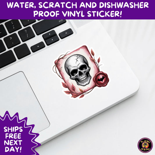 HALLOWEEN VINYL STICKERS | Spooky Ghosts, Witches, Pumpkins, Skulls and Bats – Waterproof Halloween Sticker Pack for All Ages
