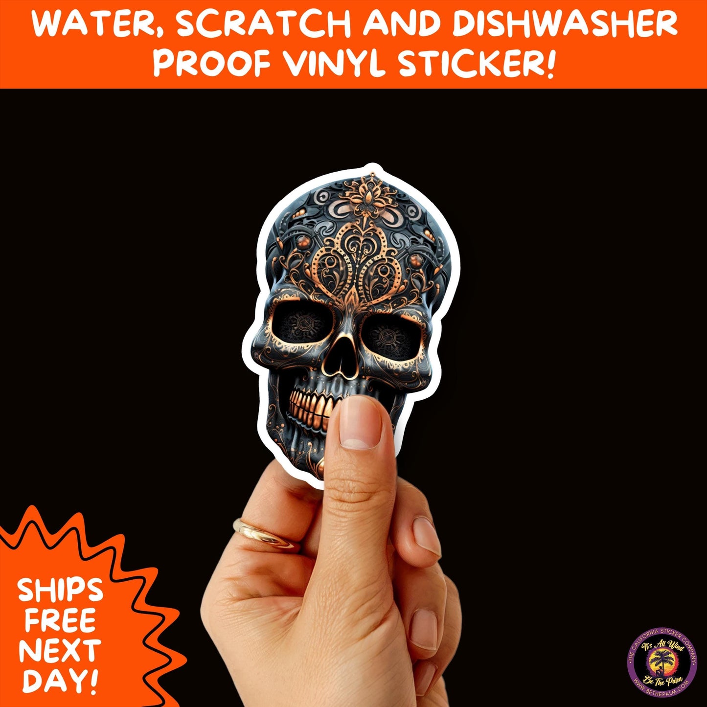 HALLOWEEN VINYL STICKERS | Spooky Ghosts, Witches, Pumpkins, Skulls and Bats – Waterproof Halloween Sticker Pack for All Ages